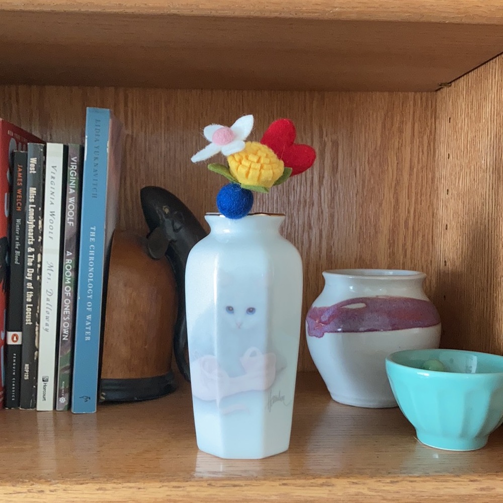 Vintage Otagiri Bob Harrison kitten vase - Picture 2 of 7